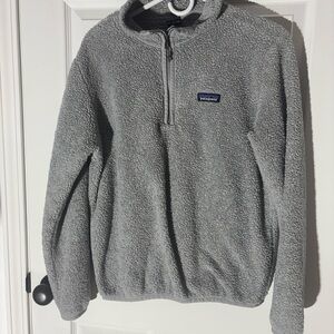 Patagonia Gray Sherpa Fleece Jacket